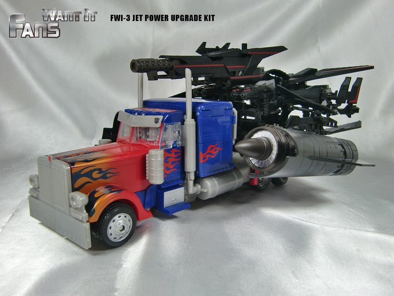 FansWantIt Jet Power Upgrade Kit FWI-3 store + Leader Battle Blades ROTF Optimus Prime